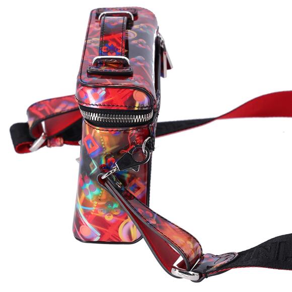 Christian Louboutin Kipi Patent Leather Messenger Bag Multi - Picture 2 of 6